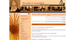 Desktop Screenshot of carcanholo.com.br